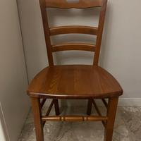 Sedie cucina/ soggiorno legno pz 6 (sei)
