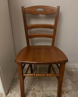 Sedie cucina/ soggiorno legno pz 6 (sei)