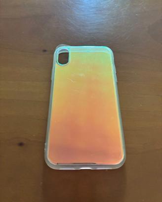 Cover Iphone XR iridescente trasparente