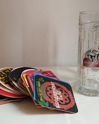 Boccale da birra + sottobicchieri