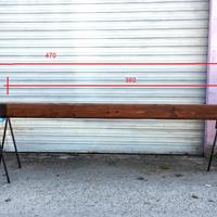 Travi in legno castagno per soffitto locale casa