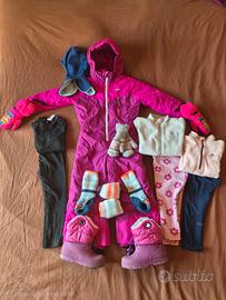 kit completo montagna neve 4 anni