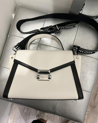 Borsa da donna in pelle binaca