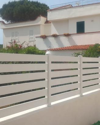 Recinzione BIANCA PVC frangivista