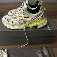 Balenciaga Track 2 bianco giallo fluo, 39