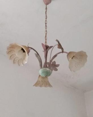 Lampadario camera da letto neoclassico 3 lampadine