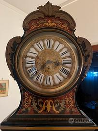 Orologio a pendolo stile luigi XV Boulle 900