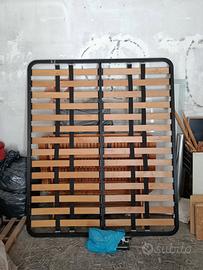 rete matrimoniale doghe legno