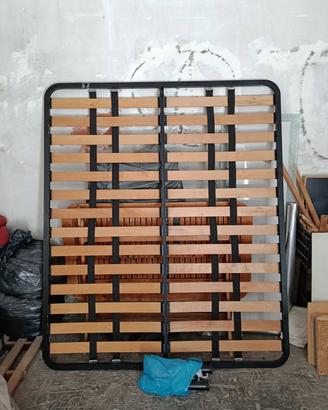 rete matrimoniale doghe legno