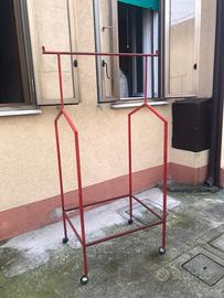 Carrello porta abiti in ferro