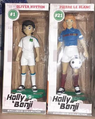 2 Modellini calciatori Holly e Benji,Pierre france