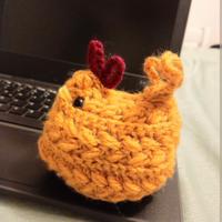 Gallinella in lana imbottita