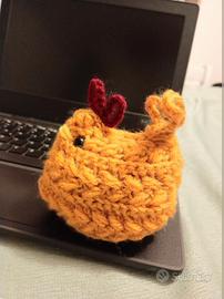 Gallinella in lana imbottita