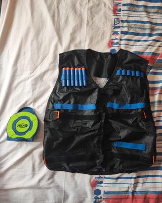 Kit Tattico Nerf - Gilet con Dardi e Bersaglio