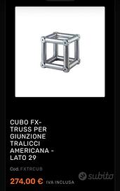 2 Pezzi Cubo Giunzione Tralicci Americana Luci 29