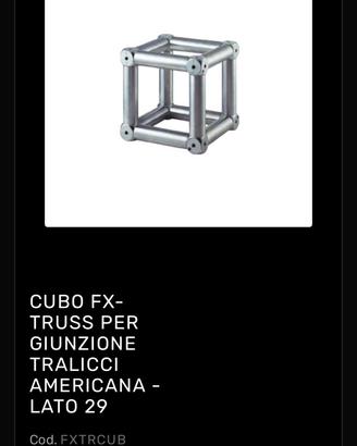 2 Pezzi Cubo Giunzione Tralicci Americana Luci 29