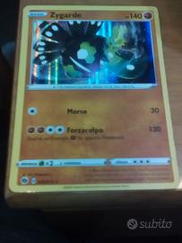 1 carta dorata pokemon