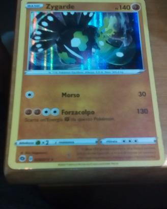 1 carta dorata pokemon