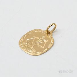Ciondolo zodiacale oro giallo 18 kt 750 uomo E.87