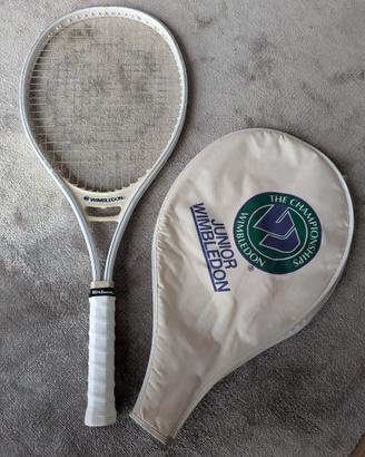 Racchetta tennis vintage anni 80 Wimbledon Junior