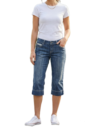 Calvin Klein Jeans Capri denim estivo Tg 44