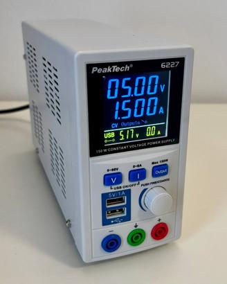 PeakTech 6227 Alimentatore da Laboratorio