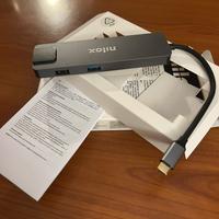 Nilox NXDSUSBC08 Hub USB-C