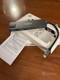 Nilox NXDSUSBC08 Hub USB-C