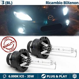 Lampadine Ricambio Xenon D2S per MAZDA 3 BL 6000K