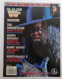 WWF WWE Magazine wrestling vintage marzo 1994