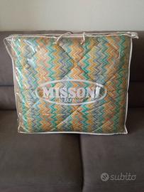 Trapunta+completo lenzuola matrimoniali "Missoni"