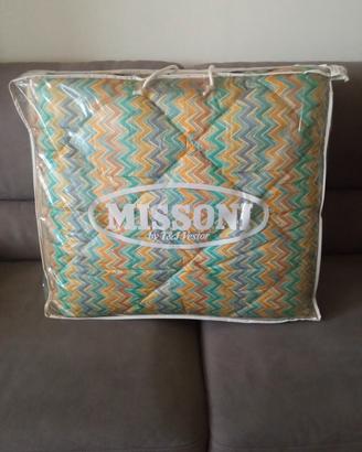 Trapunta+completo lenzuola matrimoniali "Missoni"