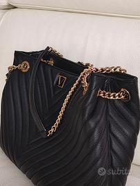 Borsa Victoria's Secret Shoulder Tote Nera 