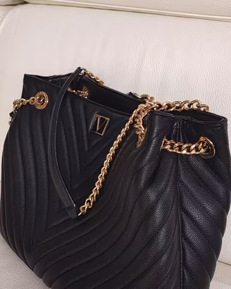 Borsa Victoria's Secret Shoulder Tote Nera 