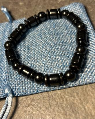 Bracciale in ematite nera