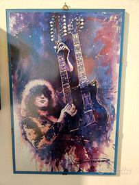 Quadro Jimmy Page Led Zeppelin