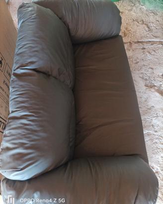 Coppia di divani Grigio scuro in simil pelle!