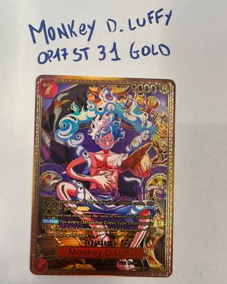 Op17 luffy gold