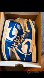 air jordan 1 mid blu