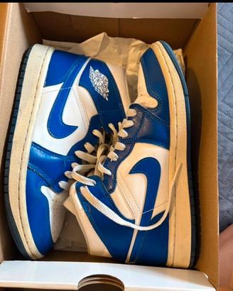 air jordan 1 mid blu