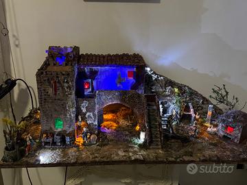 Presepe Diorama in Polistirene – Artigianale