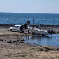 Barca carrello omologato 2 motori