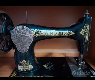 Macchina da cucire antica SINGER 