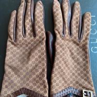 Guanti in pelle Gucci originali misura 8