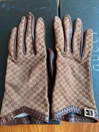 Guanti in pelle Gucci originali misura 8