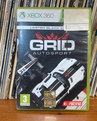 Gioco xbox 360 grid autosport limited black editio