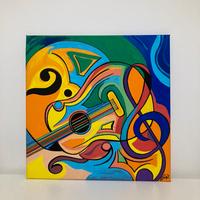 Quadro chitarra musica