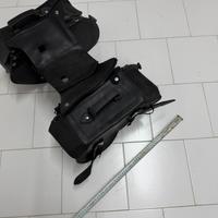 Borse laterali in pelle