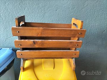 Portariviste in legno vintage anni 60