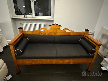 Divano Biedermeier prima meta' ottocento